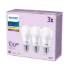 Philips lamp 100W A65 E27 x3, 13 W, 100 W, E27, 1521 lm, 15000 h, warmwit