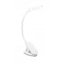 Philips Functional Forys klembureaulamp, wit, kunststof, slaapkamer, woonkamer, kantoor, hedendaags, IP20, III