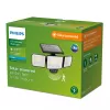Veiligheidsverlichting Philips Securit 8,7 W LED solar 5000 K, 4 V batterij, zwarte kunststof behuizing
