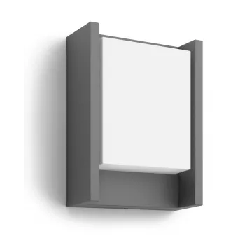 Buitenwandlamp Signify Philips Arbour 3,8 W LED antraciet, 220–240 V, 1-lichts