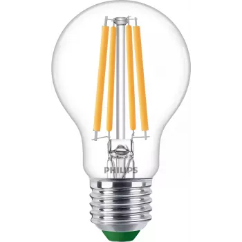 LED-lamp Philips Classic 60W-equivalent, E27 helder warmwit, 3-pack, energieklasse A