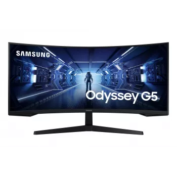 Samsung G55T computermonitor 86,4 cm (34 inch) 3440 x 1440 pixels UltraWide Quad HD LED zwart
