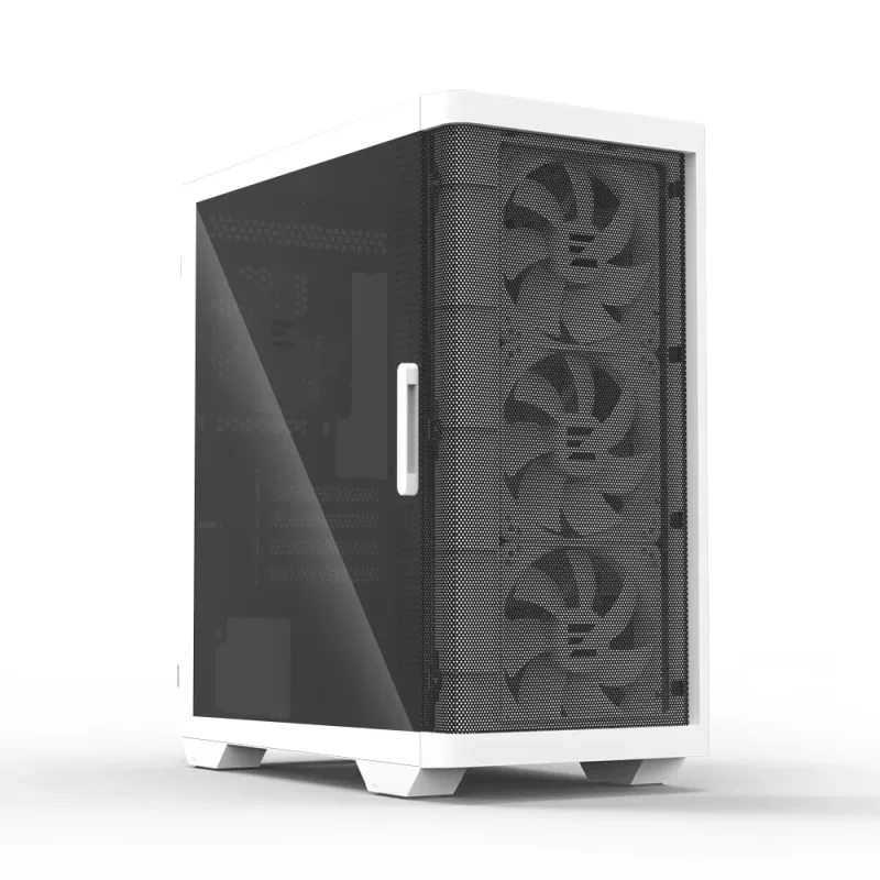 Zalman M4 WHITE computerbehuizing mini tower zwart, wit