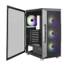 Zalman I3 Neo ATX mid tower pc-behuizing mesh-front voor efficiënte koeling 3 voorgeïnstalleerde ventilatoren midi tower zwart