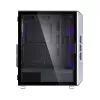 Zalman I3 Neo ATX mid tower pc-behuizing mesh-front voor efficiënte koeling 3 voorgeïnstalleerde ventilatoren midi tower zwart