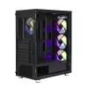 Zalman I3 Neo ATX mid tower pc-behuizing mesh-front voor efficiënte koeling 3 voorgeïnstalleerde ventilatoren midi tower zwart
