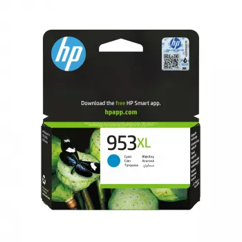 HP 953XL High Yield Cyaan Originele inktpatroon, Cyaan, 1 st., 1450 pagina's