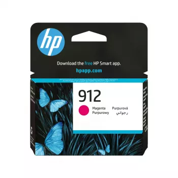 HP 912 Magenta Originele inktpatroon, Magenta, 1 st., 315 pagina's