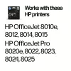 HP 912 Zwart Originele inktpatroon, Zwart, 1 st., 250 pagina's