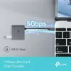 TP-Link UH3020C Interface-hub USB Type-C 5000 Mbit/s Grijs