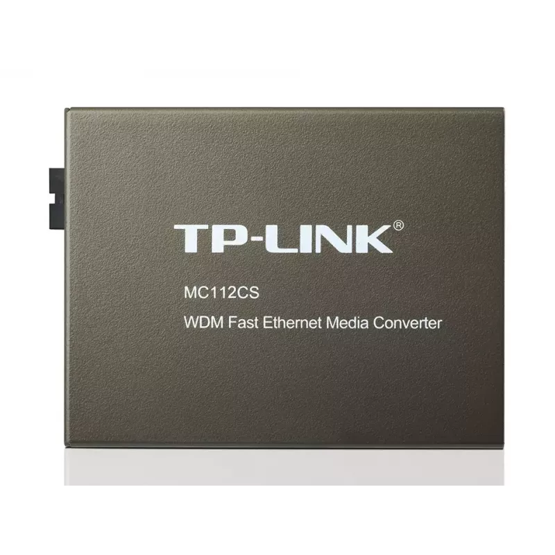 TP-Link MC112CS Netwerk-mediaconverter 100 Mbit/s Singlemode Zwart