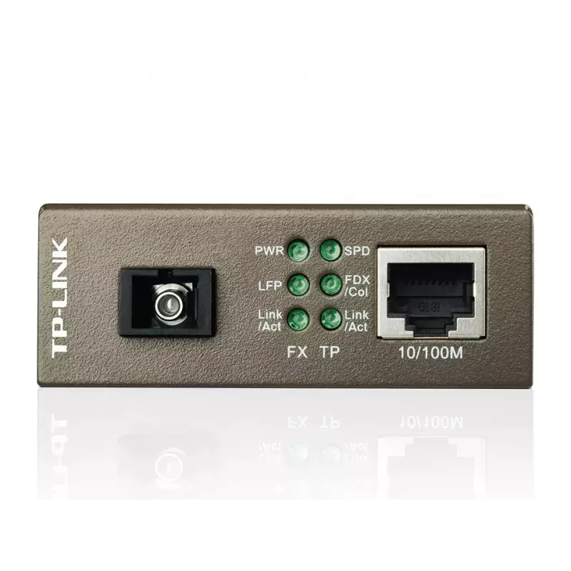 TP-Link MC112CS Netwerk-mediaconverter 100 Mbit/s Singlemode Zwart
