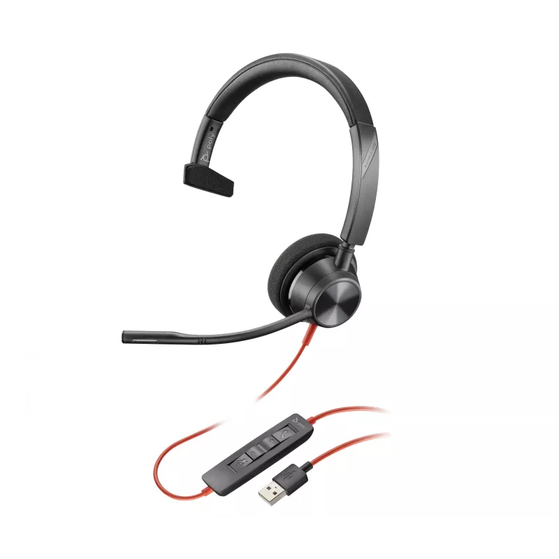 HP Poly Poly Blackwire 5220 Stereo USB-A headset