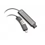 HP Poly DA75 USB naar QD zwart adapter TAA