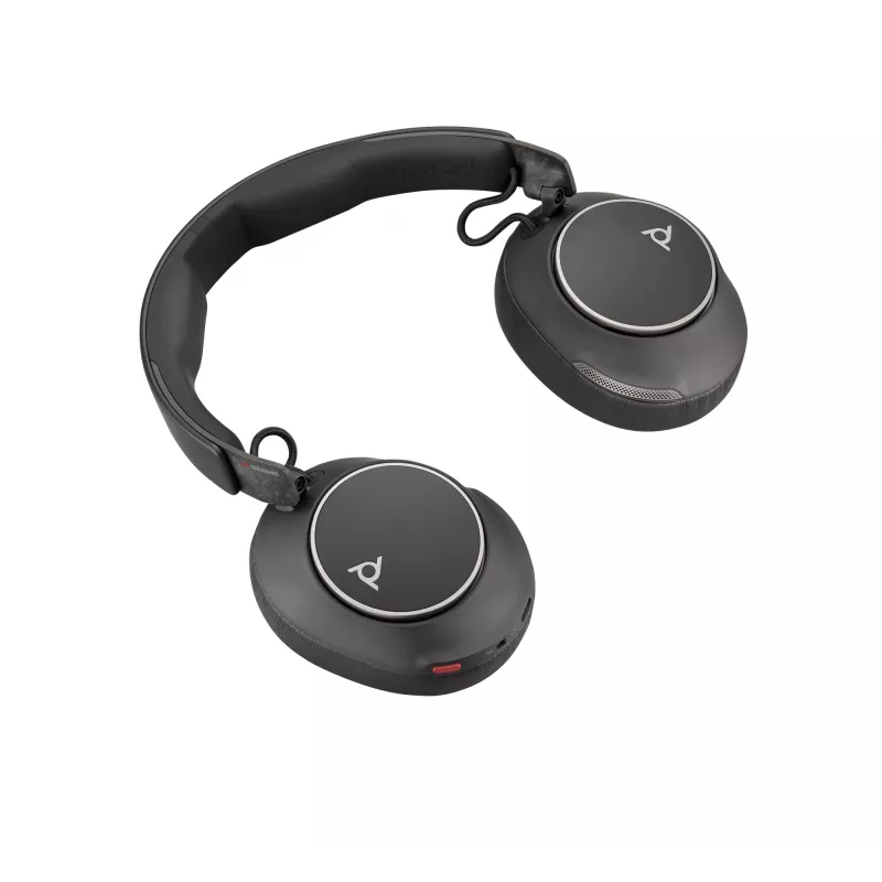 Headset POLY Voyager Surround 80 UC draadloos Bluetooth muziek dagelijks zwart