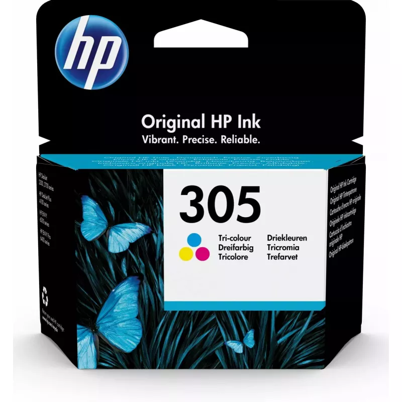 HP 305 1 st. Originele standaardinkt cyan, magenta, geel