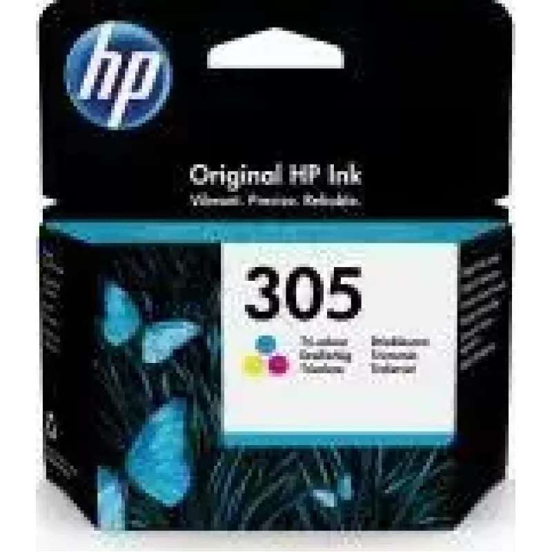 HP 305 1 st. Originele standaardinkt cyan, magenta, geel
