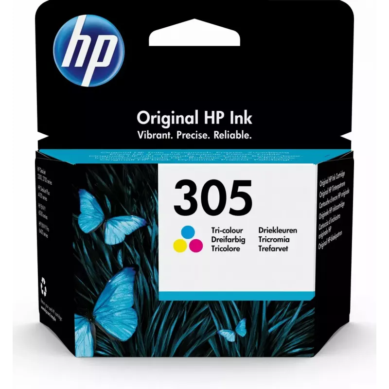 HP 305 1 st. Originele standaardinkt cyan, magenta, geel
