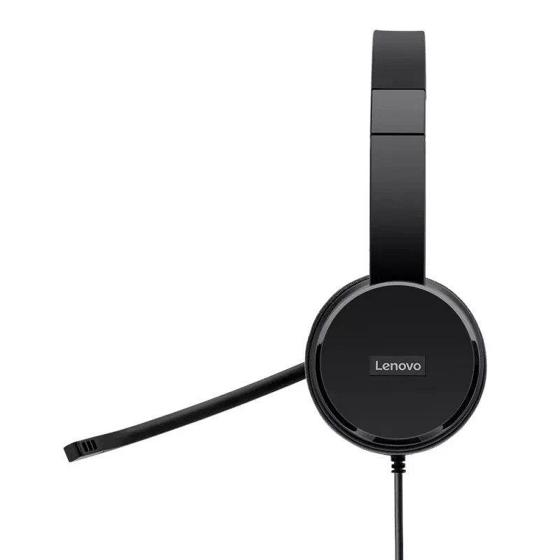 Lenovo 4XD0X88524 hoofdtelefoon/headset bedraad hoofdband kantoor/callcenter zwart