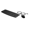 HP 250 bedraad toetsenbord- en muisset, zwart