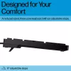 Bedraad toetsenbord HP 320K – USB full-size, recht layout, 1,8 m kabel, zwart
