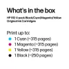 HP 912 4-pack zwart/cyaan/magenta/geel originele inktcartridges