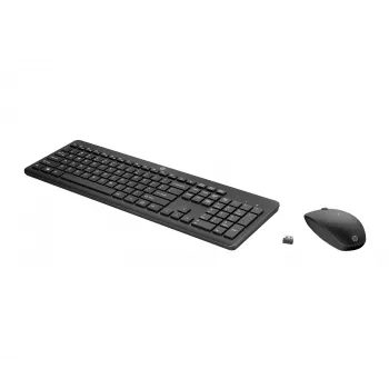 HP 235 draadloze muis- en toetsenbordcombo full-size draadloos zwart