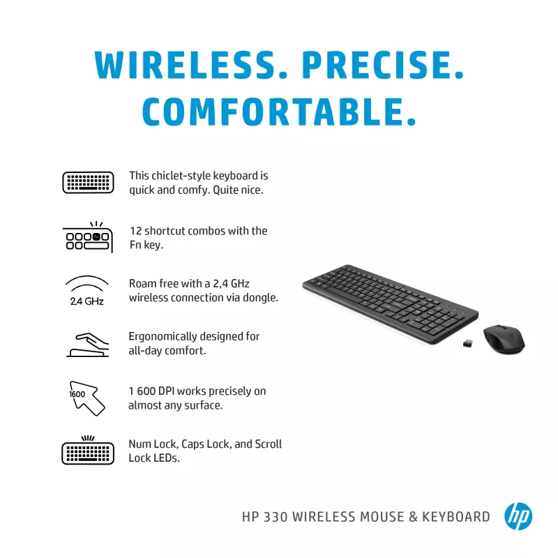 HP 330 draadloze muis- en toetsenbordcombinatie