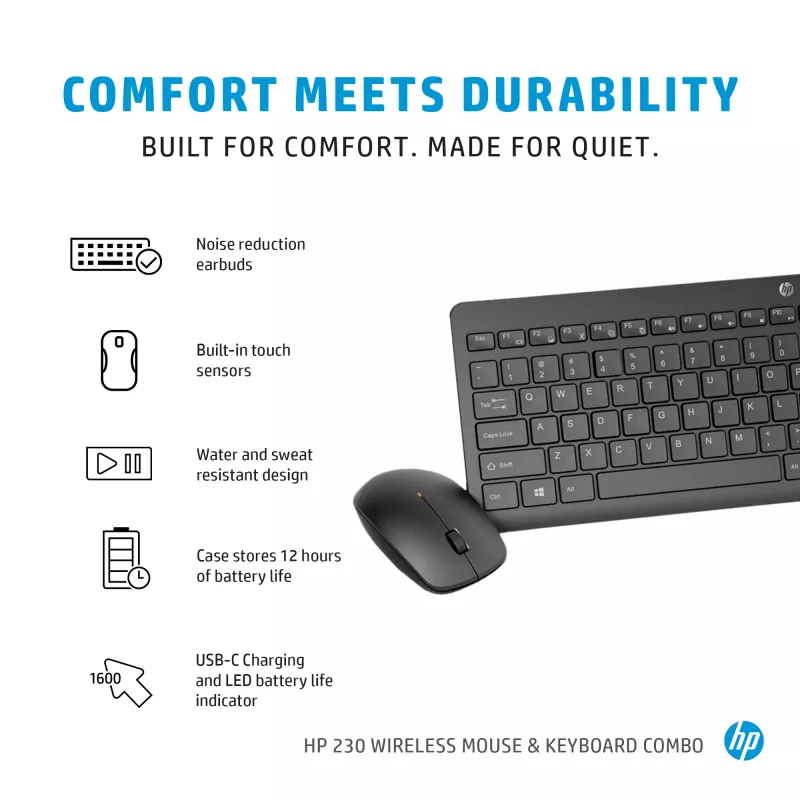HP 230 draadloze muis- en toetsenbordcombinatie