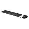HP 650 draadloze toetsenbord- en muiscombo full-size membraan zwart