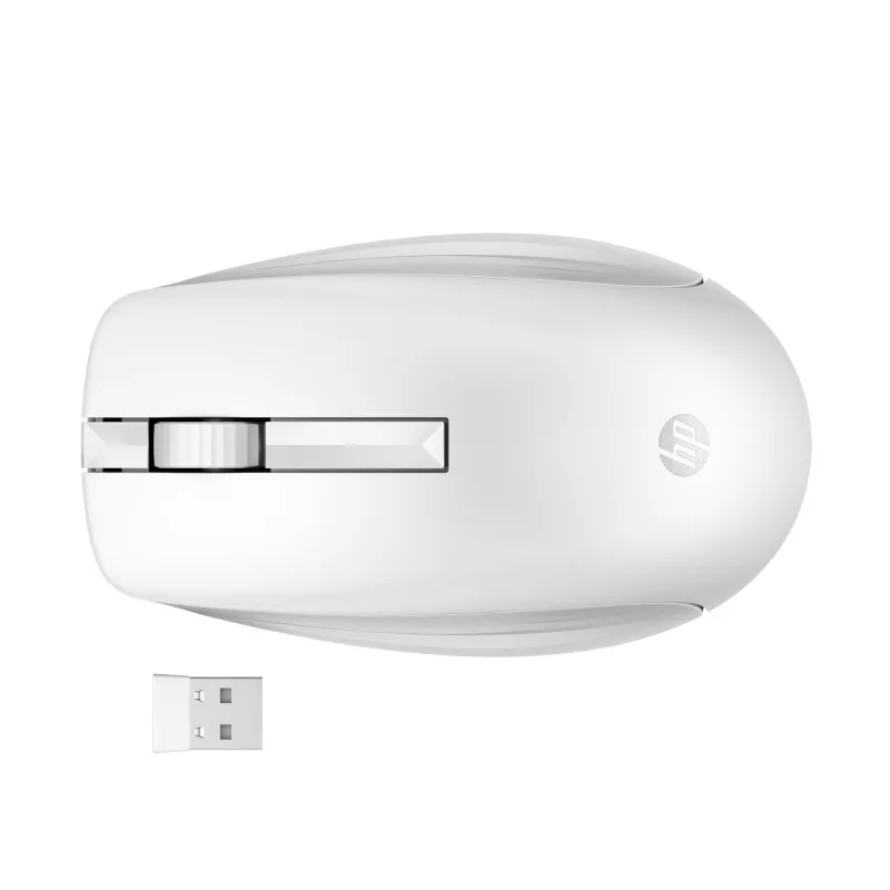 HP 650 draadloze toetsenbord-muisset full-size membraan wit