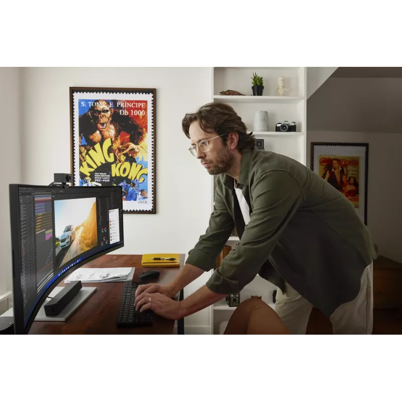 HP 455 programmeerbaar draadloos toetsenbord full-size zwart