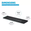 HP 450 programmeerbaar draadloos toetsenbord full-size RF draadloos USB zwart