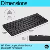 HP 350 compact multi-device Bluetooth-toetsenbord