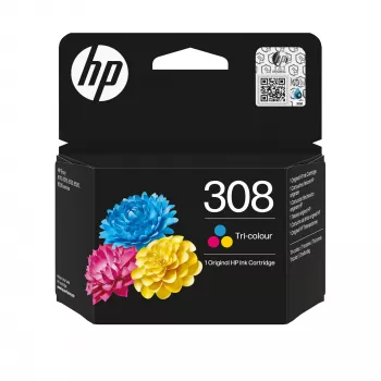 HP 308 Tri-Color Originele inktcartridge