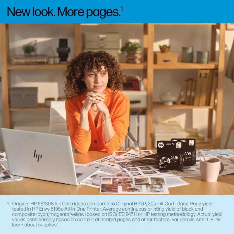 HP 308 Tri-Color Originele inktcartridge