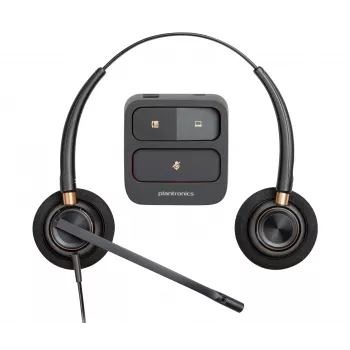 HP Poly EncorePro 520 Binaural Headset +Quick Disconnect, 74 g, Zwart