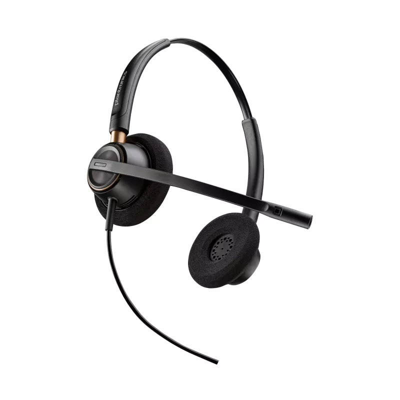 HP Poly EncorePro 520 Binaural Headset +Quick Disconnect, 74 g, Zwart