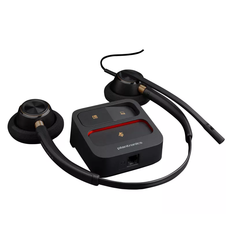 HP Poly EncorePro 520 Binaural Headset +Quick Disconnect, 74 g, Zwart