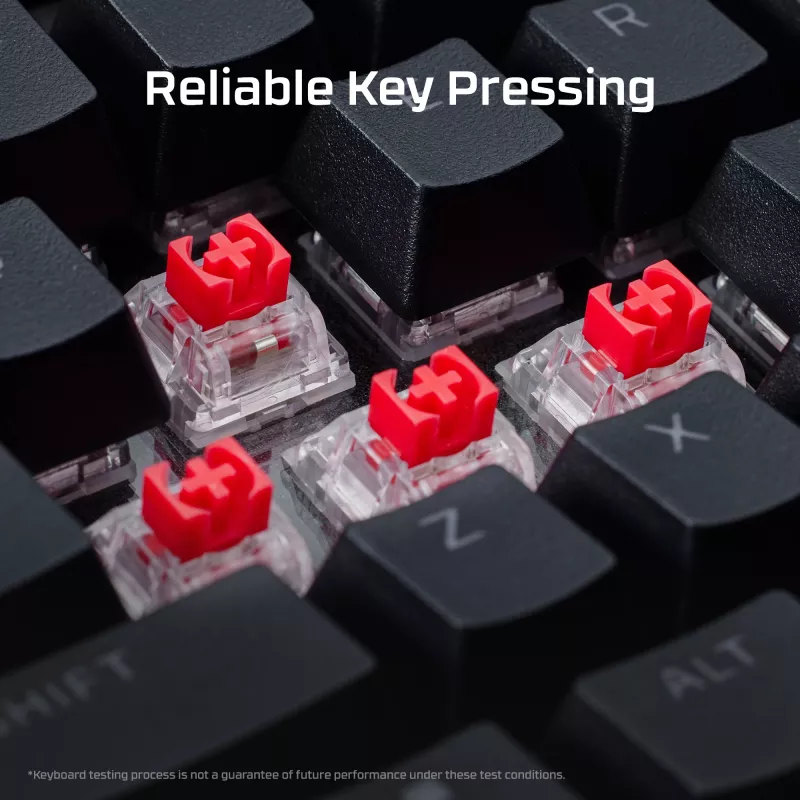 Gaming-toetsenbord Kingston HP HyperX Alloy Rise Model 7G7A3AA#ABD — compact bedraad mechanisch toetsenbord EAN 0