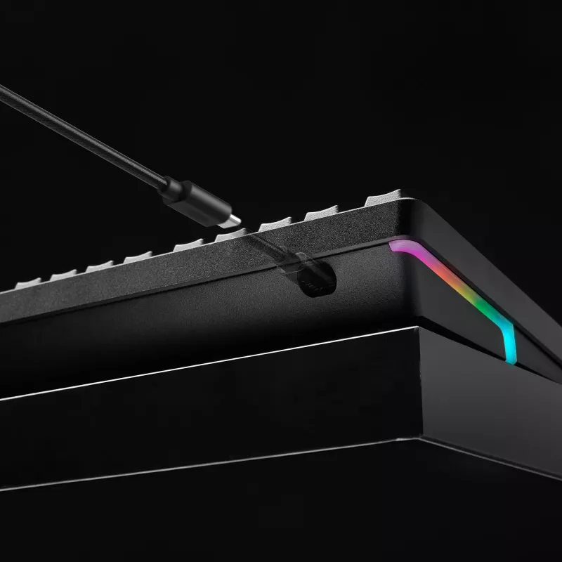 Gaming-toetsenbord Kingston HP HyperX Alloy Rise Model 7G7A3AA#ABD — compact bedraad mechanisch toetsenbord EAN 0