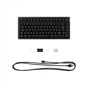 Mechanisch gaming-toetsenbord Kingston (HyperX) Alloy Rise 75 – compact 75%-layout, bedraad, model 7G7A4AA#ABD