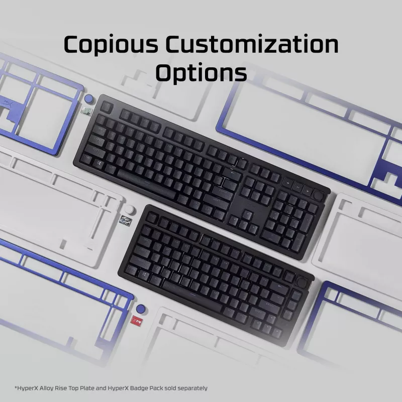 Mechanisch gaming-toetsenbord Kingston (HyperX) Alloy Rise 75 – compact 75%-layout, bedraad, model 7G7A4AA#ABD
