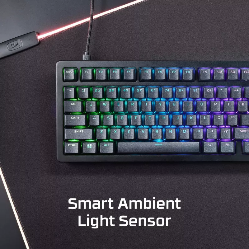Mechanisch gaming-toetsenbord Kingston (HyperX) Alloy Rise 75 – compact 75%-layout, bedraad, model 7G7A4AA#ABD