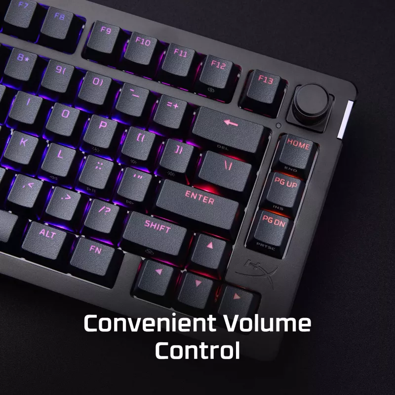Mechanisch gaming-toetsenbord Kingston (HyperX) Alloy Rise 75 – compact 75%-layout, bedraad, model 7G7A4AA#ABD
