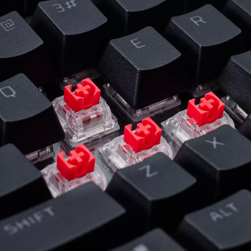 Mechanisch gaming-toetsenbord Kingston (HyperX) Alloy Rise 75 – compact 75%-layout, bedraad, model 7G7A4AA#ABD