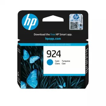 Cartridge HP 924 Cyaan Originele inkt 4K0U3NE#301