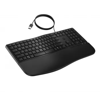 HP 480 comfort bedraad toetsenbord full-size USB zwart 1,5 m