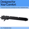 Bedraad toetsenbord HP 320K — USB full-size, recht layout, 1,8 m kabel, zwart