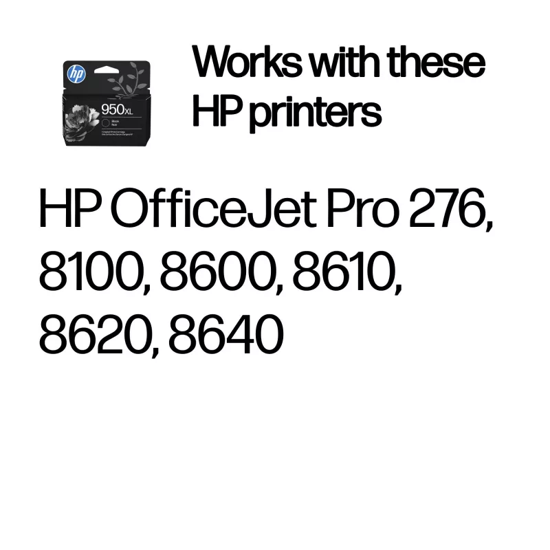 HP 950XL High Yield zwarte originele inktcartridge